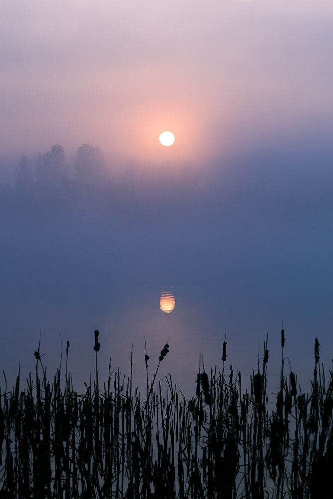 Misty Sunrise in Otley, England