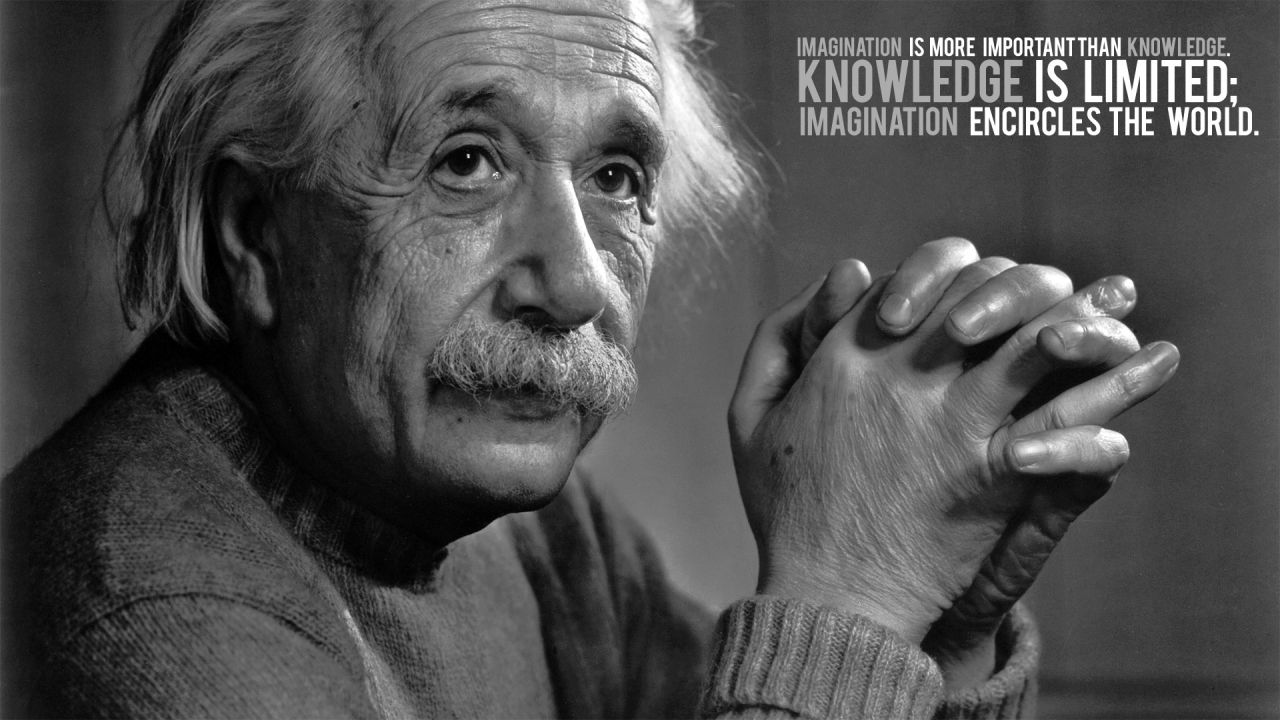 Imagination is more important than knowlenge