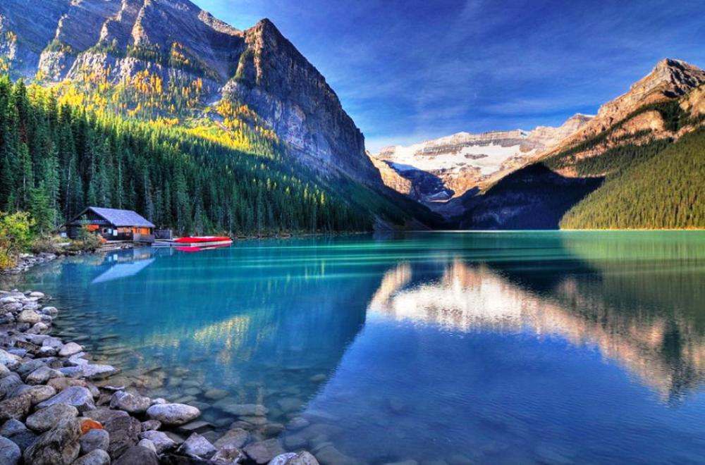 The Unperturbed Waters Of Lake Louise