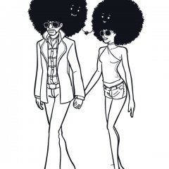 Afro Couple