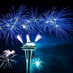 Seattle Spaceneedle Fireworks