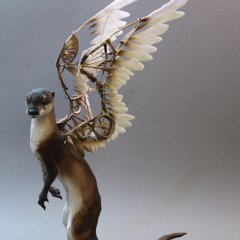 Otter with mechanical wings