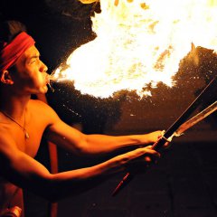 Fire Performer, Thailand