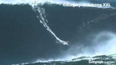 Surfer Rides Tallest Wave On Record