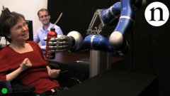 Paralysed woman moves robot with her mind