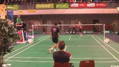 Badminton amazing shot