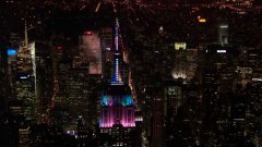 Empire State Building Halloween Light Show