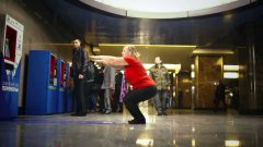 Moscow Subway Ticket Machine Accepts 30 Squats As Payment