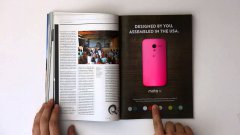 WIRED Magazine Interactive Print Ad For Moto X