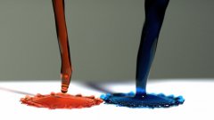 Super Hydrophobic Surface And Magnetic Liquid In Super Slow Motion
