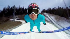 Ski Flying With A GoPro
