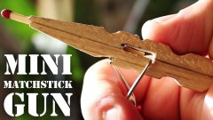 Mini Matchstick Gun made from The Clothespins