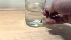 Gallium Spoon Melts In Hot Water