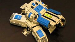 Remote controlled Lego Starcraft tank