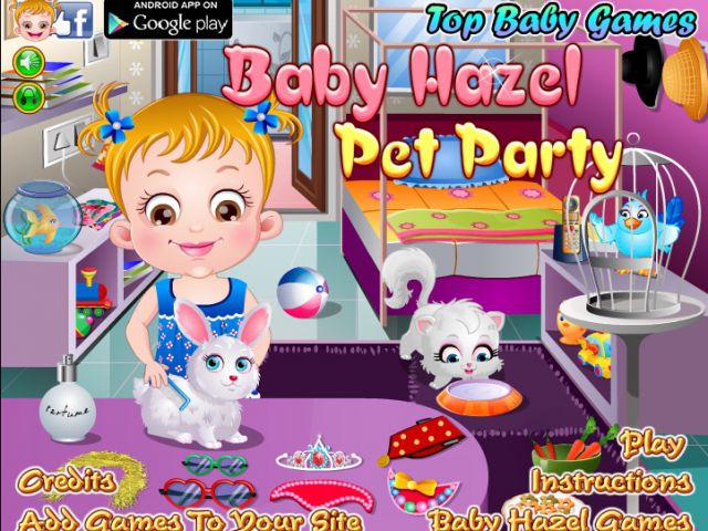 Pet Games - Games For Girls - Baby Hazel Games