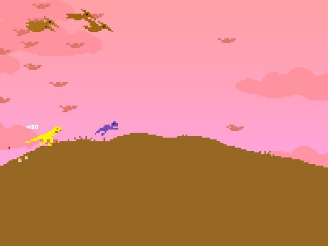 Dino Run: Enter Planet D, Free Flash Game