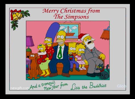 Merry Christmas from the Simpsons