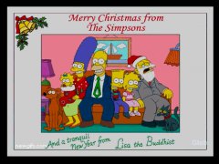 Merry Christmas from the Simpsons