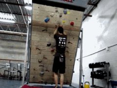 Endless climbing wall