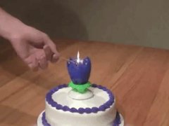 Amazing cake candles