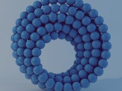 Blue marbles