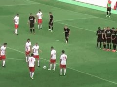 Soccer trick fakeout goal