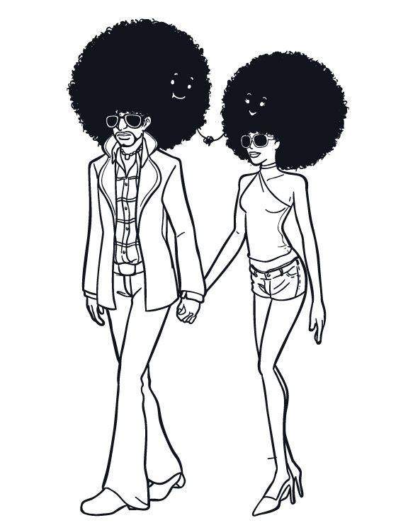 Afro Couple
