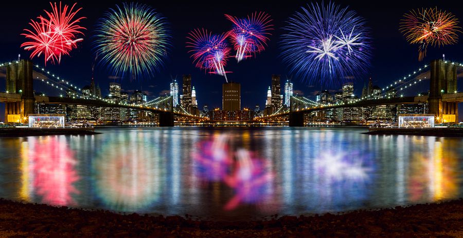 Fringe NYC New Year Fireworks