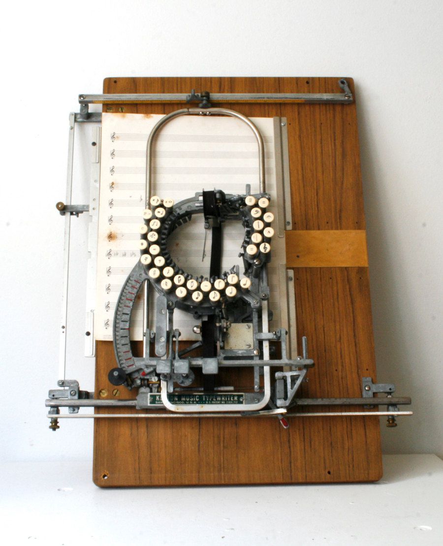 The musical typewriter!