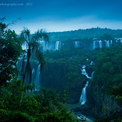 Blue Morning Waterfalls
