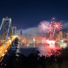 San Francisco New Years Fireworks - Happy New Year 2012