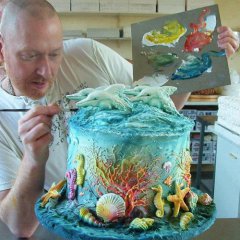 Underwater beauty cake