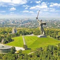 Russian statue: The Motherland Calls