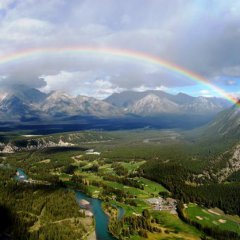 A Ravishing Rainbow Over Canada’s Mount Rundle
