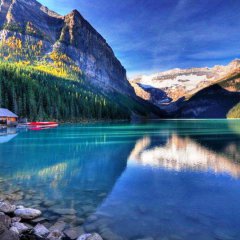 The Unperturbed Waters Of Lake Louise