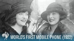Vintage Footage Of First Mobile Phone