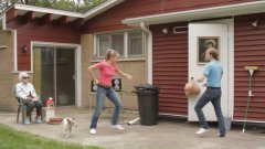 Random Boy And Girl Synchronized Sword Dance