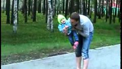 Dad doesn't let Baby Fail