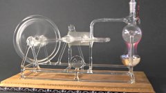 Working Glass Model Steam Engine