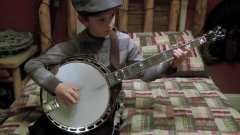 Nine Year Old With Impressive Banjo Skills