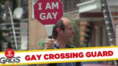 Gay Crossing Guard Prank