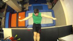 New Extreme Sport: Trampoline Wall