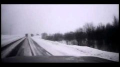 Scariest Close Call Spin Out During Snow Storm