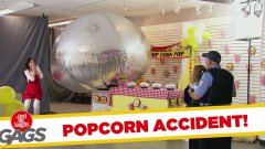 Huge Popcorn Explosion Prank