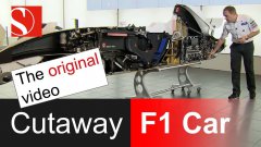 Cutaway F1 Race Car