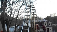 Dad builds backyard rollercoaster for his daughter
