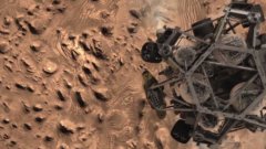 The Curiosity rover landing