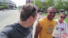 Vlogging with strangers prank