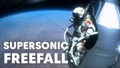 Felix Baumgartner's supersonic freefall from 128k