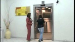 Terrifying little girl ghost in elevator prank